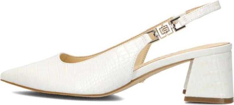 Guess Elegante witte slingbacks voor dames White Dames