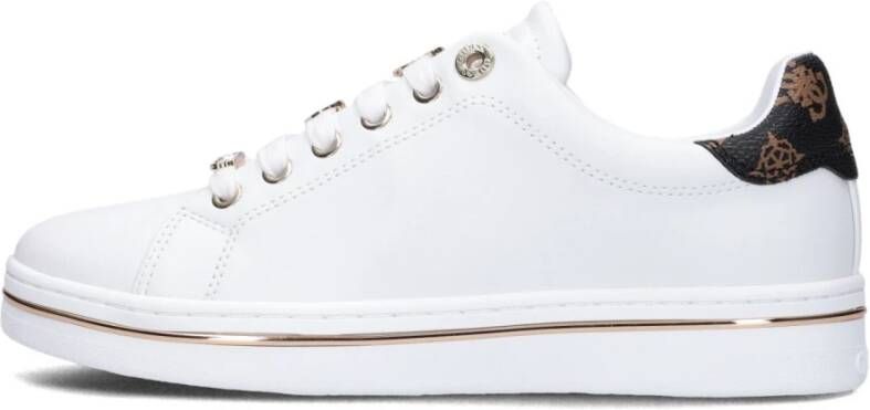 Guess Elegante witte sneakers voor vrouwen White Dames