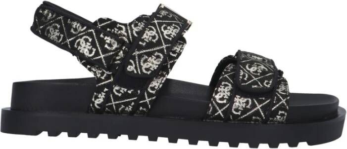 Guess Flat Sandals Zwart Dames