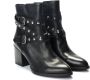 Guess Gestreepte Studs Leren Laarzen Zwart Dames - Thumbnail 1