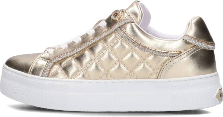 Guess Gouden sprankelende sneakers voor vrouwen Yellow Dames