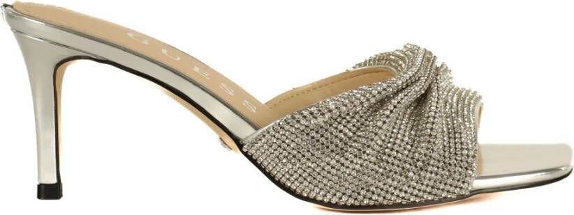 Guess Heeled Mules Gray Dames