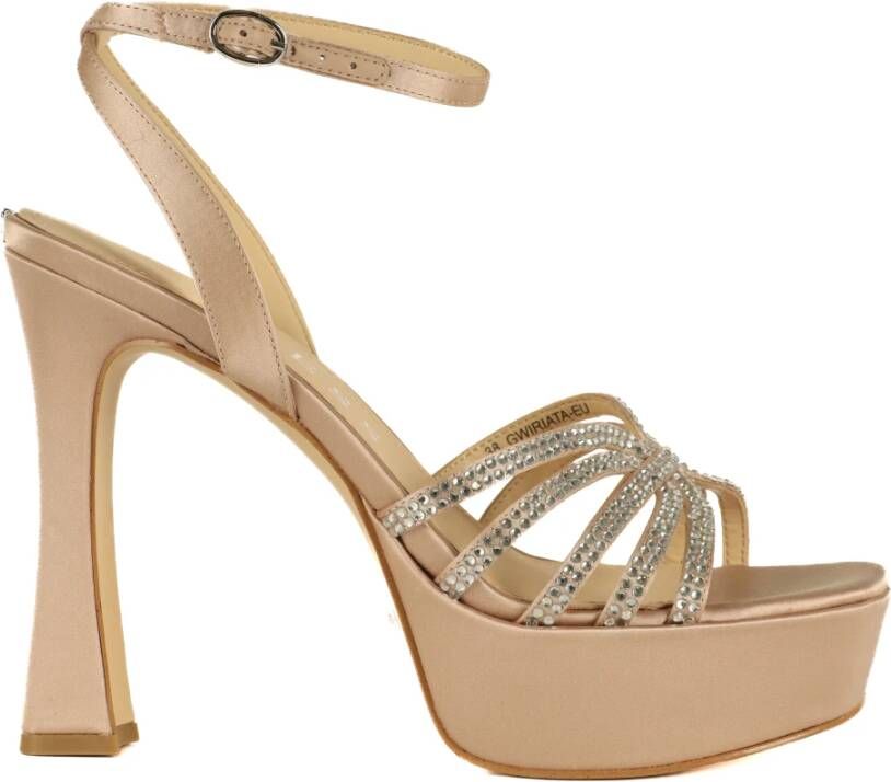 Guess High Heel Sandals Beige Dames