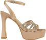 Guess High Heel Sandals Beige Dames - Thumbnail 1