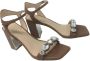 Guess Sandals raspberries fl6mly lea03 Bruin Dames - Thumbnail 1