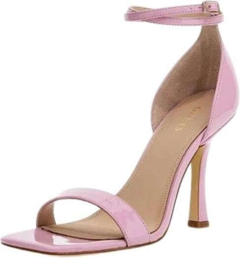 Guess Stijlvolle Etienne Hoge Hak Sandalen Pink Dames