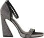 Guess Zwarte Strass Sandaal met Enkelbandje Black Dames - Thumbnail 3