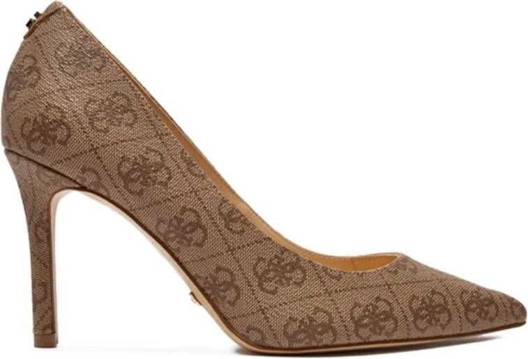 Guess Hoge hak Dabbey Monogram Schoenen Brown Dames