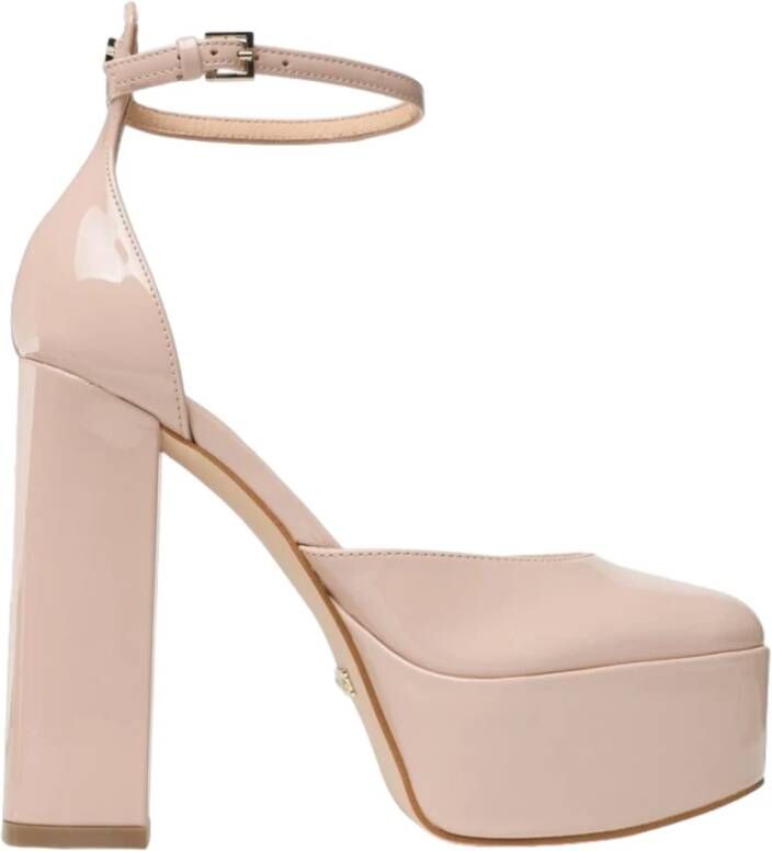 Guess Statement Synthetisch Leren Pumps Beige Dames