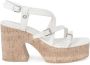 Guess Verhoog je stijl met hoge hak sandalen Beige Dames - Thumbnail 4