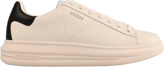 Guess Hoge Sneakers met Kleurcontrast Retro White Heren