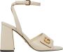 Guess Ivoor Hak Sandalen Elegant Verfijnd Beige Dames - Thumbnail 1