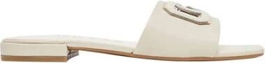 Guess Ivoor Sandalen met Gouden Details White Dames