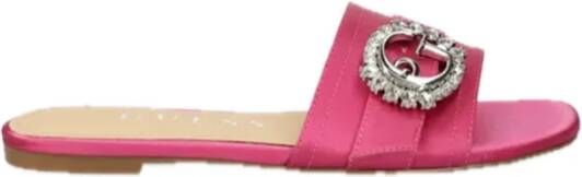 Guess Katoenen sandalen Pink Dames