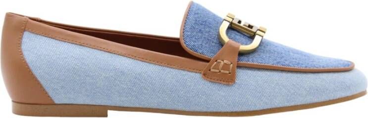 Guess Klassieke Izza Mocassin Schoenen Blue Dames