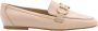 Guess Klassieke Leren Mocassin Schoenen Beige Dames - Thumbnail 6