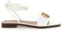 Guess Witte Lace-Up Sandalen met Vierkante Neus White Dames - Thumbnail 1