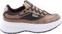 GUESS Dames Sneakers Kyrki Beige brown Bruin - Thumbnail 2