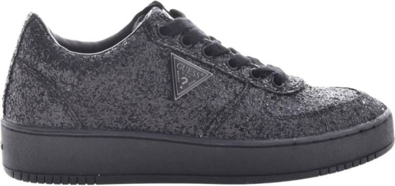 Guess Laag uitgesneden Geperforeerde Sneakers Zwart Dames