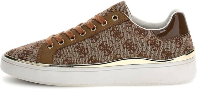 Guess Lage textielsneakers logo motief Multicolor Dames