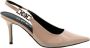 Guess Lak Slingback Leren Hoge Hakken Pink Dames - Thumbnail 1