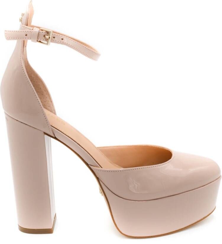 Guess Statement Synthetisch Leren Pumps Beige Dames