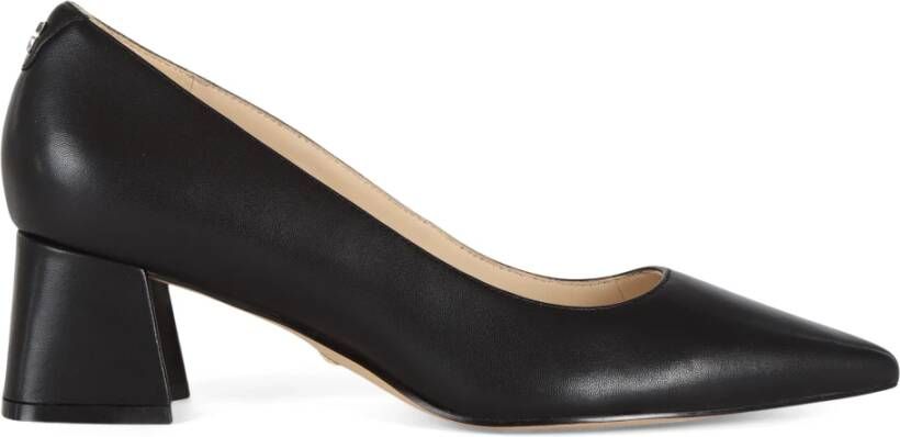 Guess Leren Brede Hak Pumps Black Dames