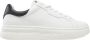 Guess Witte sportieve leren sneakers White Heren - Thumbnail 2