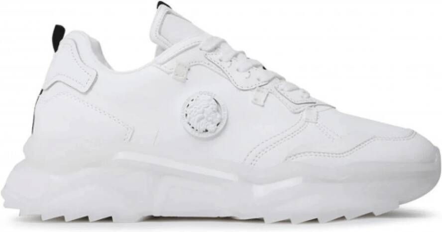 Guess Nieuwe Lion Herensneakers met Transparante Zool White Heren