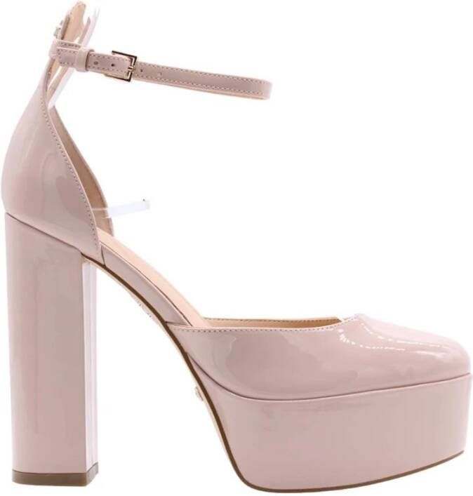 Guess Statement Synthetisch Leren Pumps Beige Dames