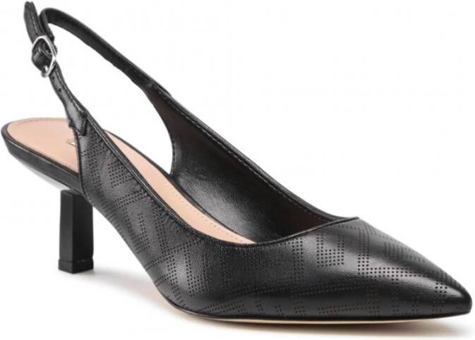 Guess Puntige Neus Raheli 55mm Eco Leren Pumps Black Dames