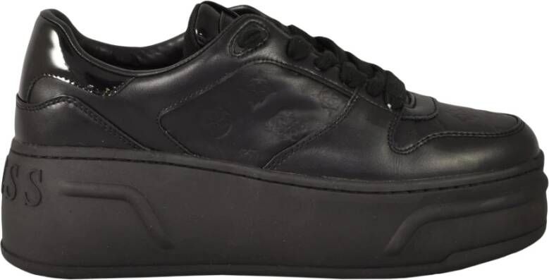 Guess Rubberen Zool Sneakers Black Dames