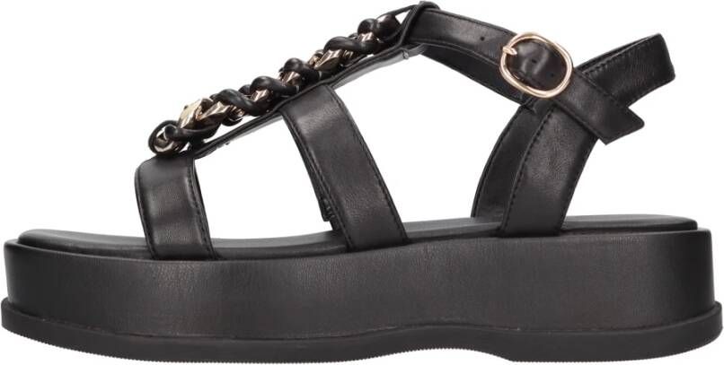 Guess Platte sandalen Zwart Dames