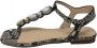 Guess Sandals Sefora3 Fl6Fs3 Pel21 Zwart Dames - Thumbnail 1