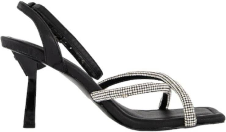 Guess sandals Dezze Fl6Dze Lea03 Zwart Dames