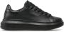 Guess Zwarte Leren Vibo Sneaker voor Dames Black Dames - Thumbnail 1