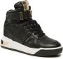 Guess Zwarte Hoge Sneakers van Synthetisch Leer voor Dames Black Dames - Thumbnail 10