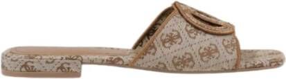 Guess Zomer Dames Sandalen Collectie Polyester Beige Dames