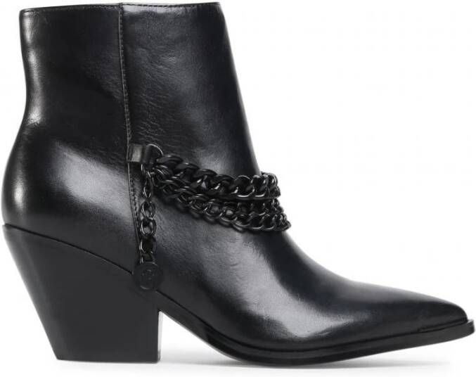 Guess Stijlvolle Enkellaarsjes voor Vrouwen Black Dames