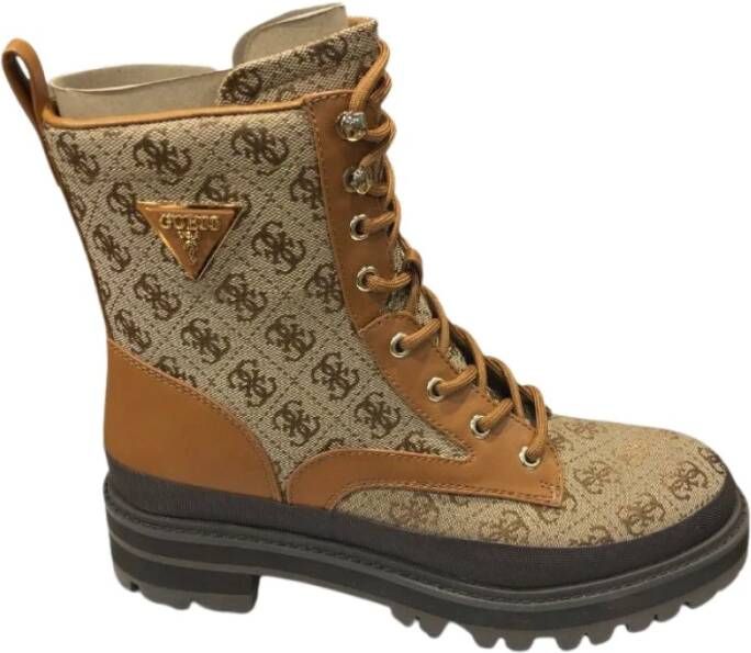 Guess Fl7Bdafal12 Dames Enkellaarzen Brown Dames