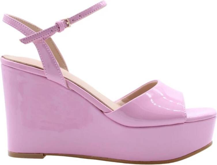 Guess Stijlvolle Ferguson Wedges Pink Dames