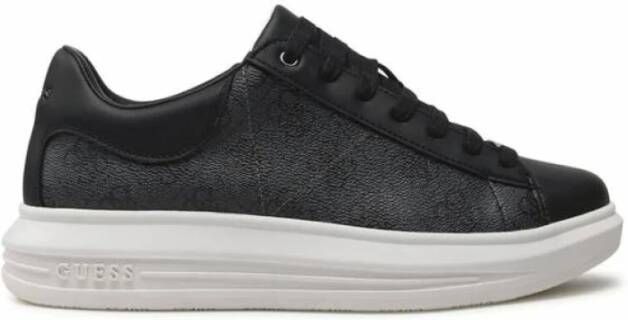 Guess Stijlvolle Herensneakers voor Casual Gelegenheden Black Heren