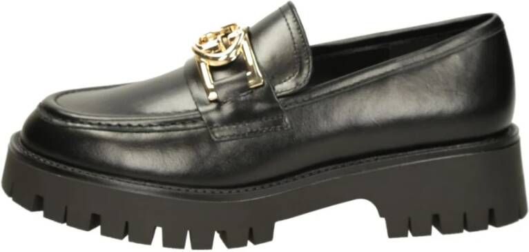 Guess Stijlvolle Loafers voor Mannen Black Dames