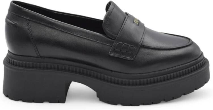 Guess Loafers van zuiver leer met labeldetails model 'FINDA'