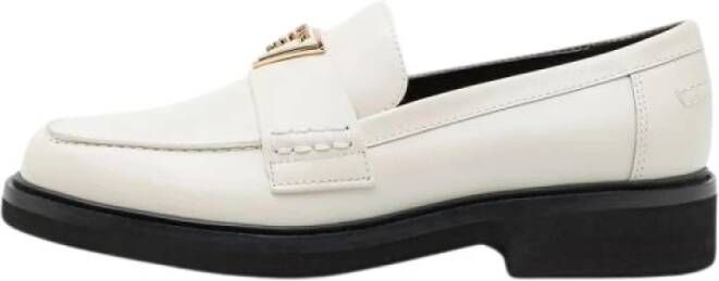 Guess Stijlvolle Mocassins voor Mannen en Vrouwen White Dames