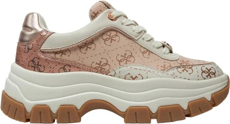 Guess Stijlvolle Sneakers Berrett Fltber Fal12 Blush Pink Dames