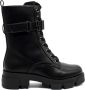 Guess Stoere Werkstijl Zwarte Laarzen Black Dames - Thumbnail 1