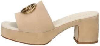 Guess Suede Heeled Pumps Collectie Brown Dames