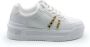 Guess Witte damesschoenen met gouden logo en studs White Dames - Thumbnail 1