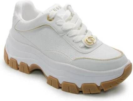 Guess Witte damessneakers Fltberele12 White Dames